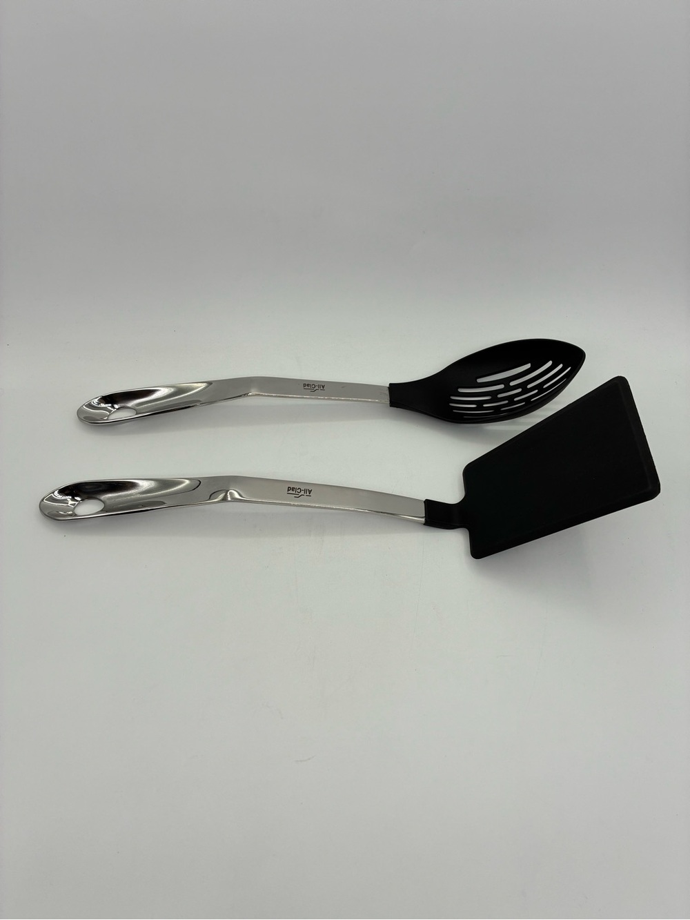 All-Clad Stainless Steel Nonstick Solid Sturdy Turner & Slotted Spoon